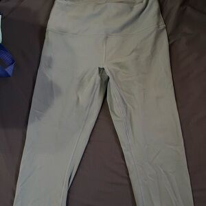 Lululemon Athletica Gray High-Rise Leggings